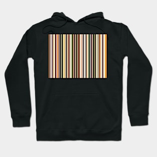 Green and orange Pinstripe Hoodie